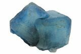 Blue-Green Cuboctahedral Fluorite Crystal Cluster - China #161788-1